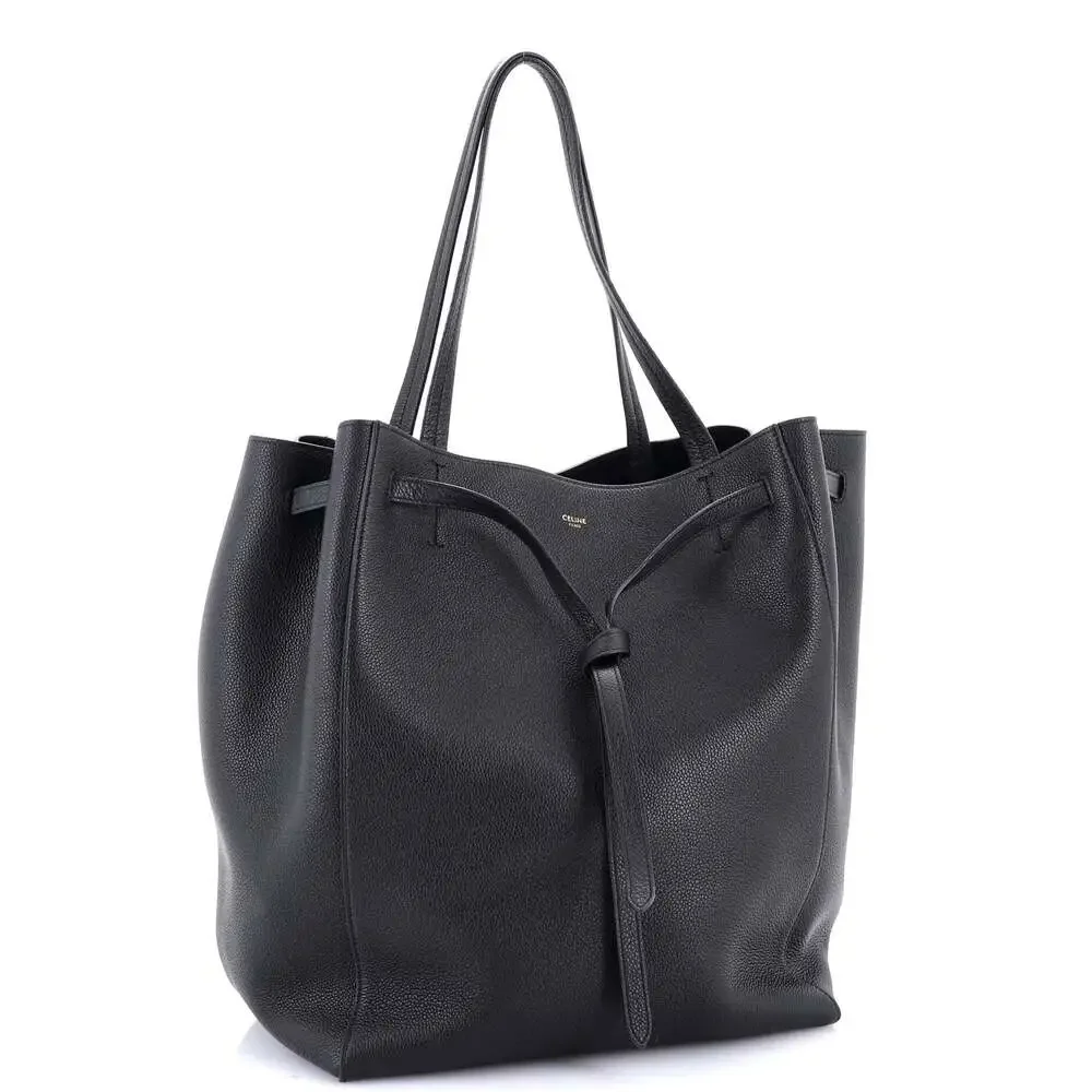 Celine Phantom Tie Cabas Tote Leather #166528C13B - Picture 3 of 7